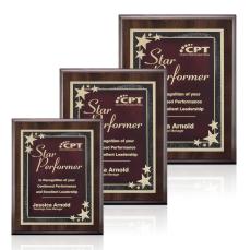 Murdock Stark - Cherry/Red - Wall Plaque Awards