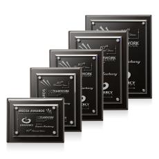 Norwood Plaque - Black/Silver - Wall Plaque Awards