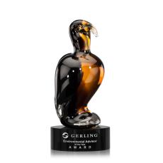 Hargrove Eagle Animals Glass Trophy - Art Glass Trophies