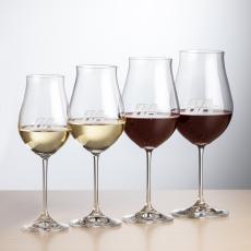 Crawford Wine - Deep Etch - Wine Glasses
