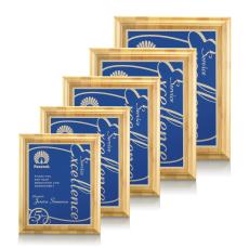 Puckett Bamboo - Blue - Wall Plaque Awards