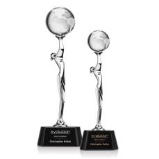 Venus Globe Crystal Trophy - Crystal Globe Awards