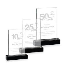 McFarland Rectangle Crystal Trophy - Crystal Trophies