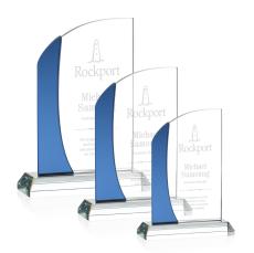 Sears Blue Peaks Crystal Trophy - Crystal Trophies