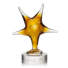 Banuelos Star Glass Trophy - Trophies