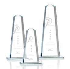 Driscoll Clear Towers Crystal Trophy - Crystal Trophies