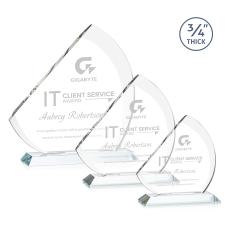Yanez Clear Peaks Crystal Trophy - Crystal Trophies