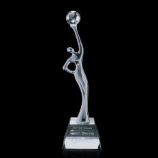 Goddess of the Woody Crystal Trophy - Crystal Trophies