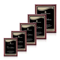 Puckett Meredith Plaque - Rosewood/Black - Wall Plaque Awards