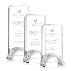 Milligan Rectangle Crystal Trophy - Crystal Trophies