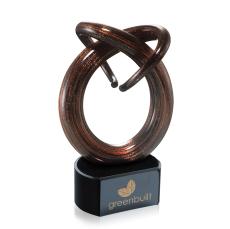 Wilkins Unique Glass Trophy - Art Glass Trophies