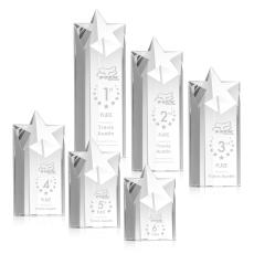 Weber Star Tower Crystal Trophy - Trophies