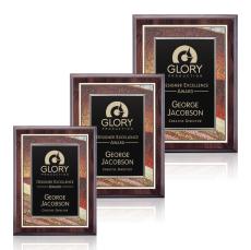 Wright Stark - Cherry Finish - Wall Plaque Awards