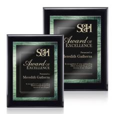 Garner Meredith - Black/Green - Wall Plaque Awards