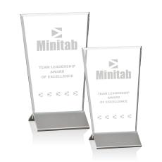 Odell Aluminum Towers Crystal Trophy - Crystal Trophies