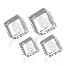 Dotson Cube Square / Cube Crystal Trophy - Employee Awards