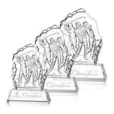 Corona Golf Optical Crystal Trophy - Trophies