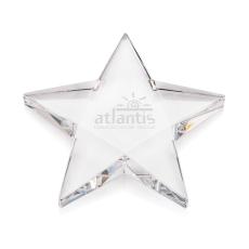 Steiner Star Paperweight - Glass Trophies