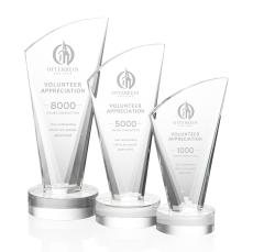 Bunch Clear Peaks Crystal Trophy - Crystal Trophies