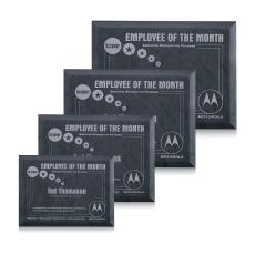 Russo Plaque - Grey - Glass Trophies