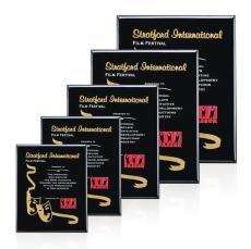 Hoskins Plaque - Black - Wall Plaque Awards