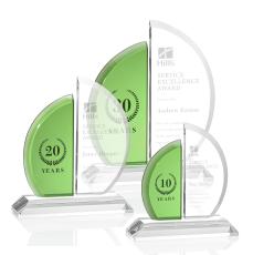 Omalley Circle Crystal Trophy - Crystal Trophies