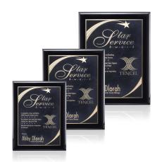 Schultz Meredith Plaque - Black Finish - Wall Plaque Awards