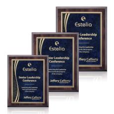 Enriquez Stark - Cherry/Blue - Wall Plaque Awards