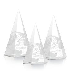 Carpenter Peak Pyramid Crystal Trophy - Crystal Trophies