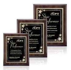 Murdock Stark - Cherry/Black - Wall Plaque Awards