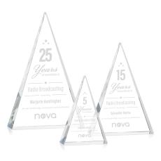Soriano Pyramid Crystal Trophy - Crystal Trophies