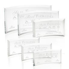 Schmidt Starfire Crescent Crystal Trophy - Crystal Trophies