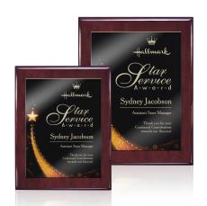 Hanson Meredith Plaque - Rosewood Finish - Wall Plaque Awards