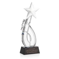 Stover Shooting Star Black Crystal Trophy - Trophies