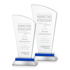 Pollard Blue Peaks Crystal Trophy - Crystal Trophies
