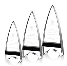 Pearce Black Peaks Crystal Trophy - Crystal Trophies