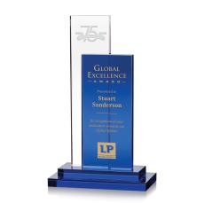 Waller Rectangle Crystal Trophy - Crystal Trophies
