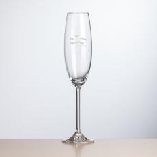 Cormier Flute - Deep Etch - Champagne Glasses