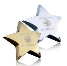 Cotton Murdock Star Paperweight - Trophies