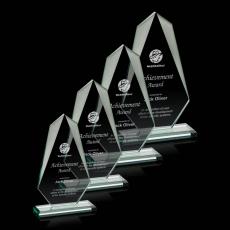 Byers Jade Unique Glass Trophy