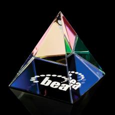Villanueva Pyramid Paperweight - Crystal Trophies