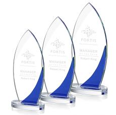 Proctor Blue Peaks Crystal Trophy - Crystal Trophies
