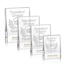 Rossi Rectangle Crystal Trophy - Crystal Trophies