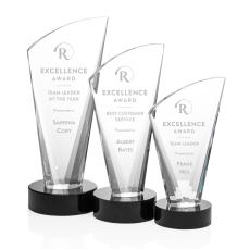 Bunch Black Peaks Crystal Trophy - Crystal Trophies