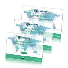 Manning Horizontal Full Color Rectangle Crystal Trophy - Crystal Trophies