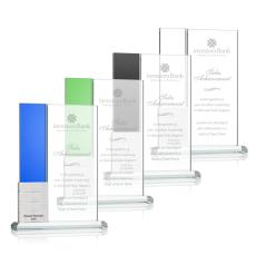 Valle Perpetual Rectangle Crystal Trophy - Crystal Trophies