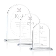 Walters Clear Peaks Crystal Trophy - Crystal Trophies