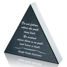 Granite Paperweight - Triangle - Employee of the Month