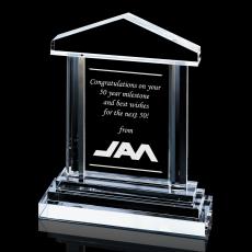 Hoover Peaks Crystal Trophy - Crystal Trophies