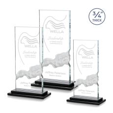 Flaherty Rectangle Crystal Trophy - Crystal Trophies